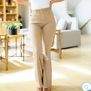 Judy Blue Sandy Bottom Khaki High Rise Control Top Size 7 / 28